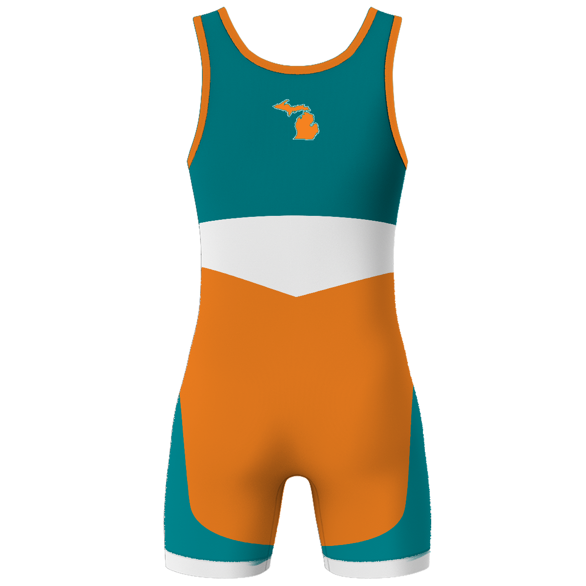 Flint Tropics Wrestling Men's Sublimated Performance Singlet - V1