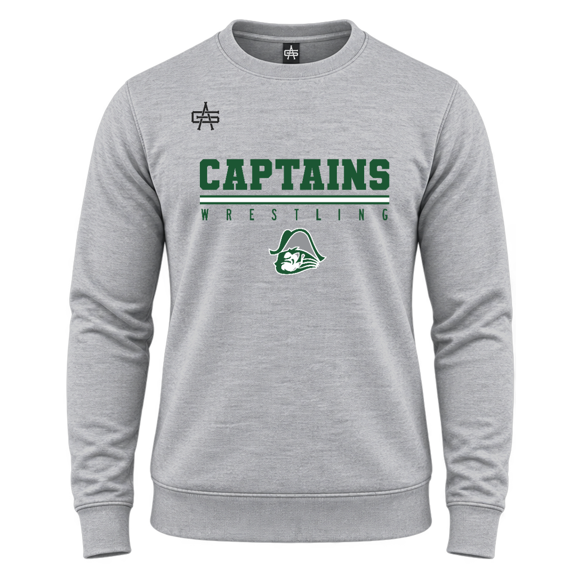 Waterford Kettering Wrestling DTF Gutsy Maverick Essential Fleece Crew