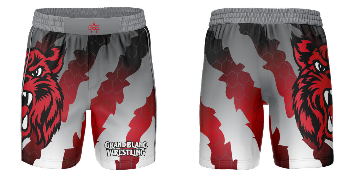 Grand Blanc Wrestling Sublimated Fight Shorts