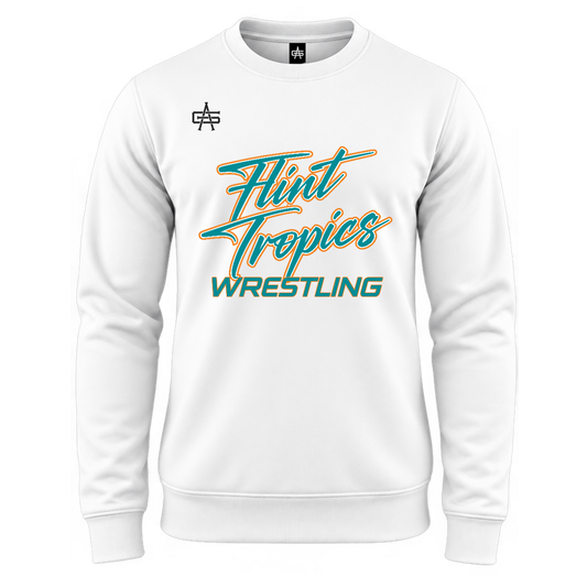 Flint Tropics Wrestling DTF Gutsy Maverick Essential Fleece Crew