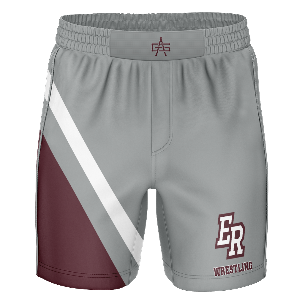 Eaton Rapids Wrestling Sublimated Performance Woven Fight Shorts