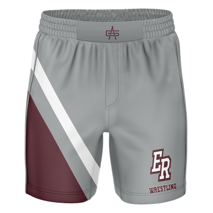 Eaton Rapids Wrestling Sublimated Performance Woven Fight Shorts