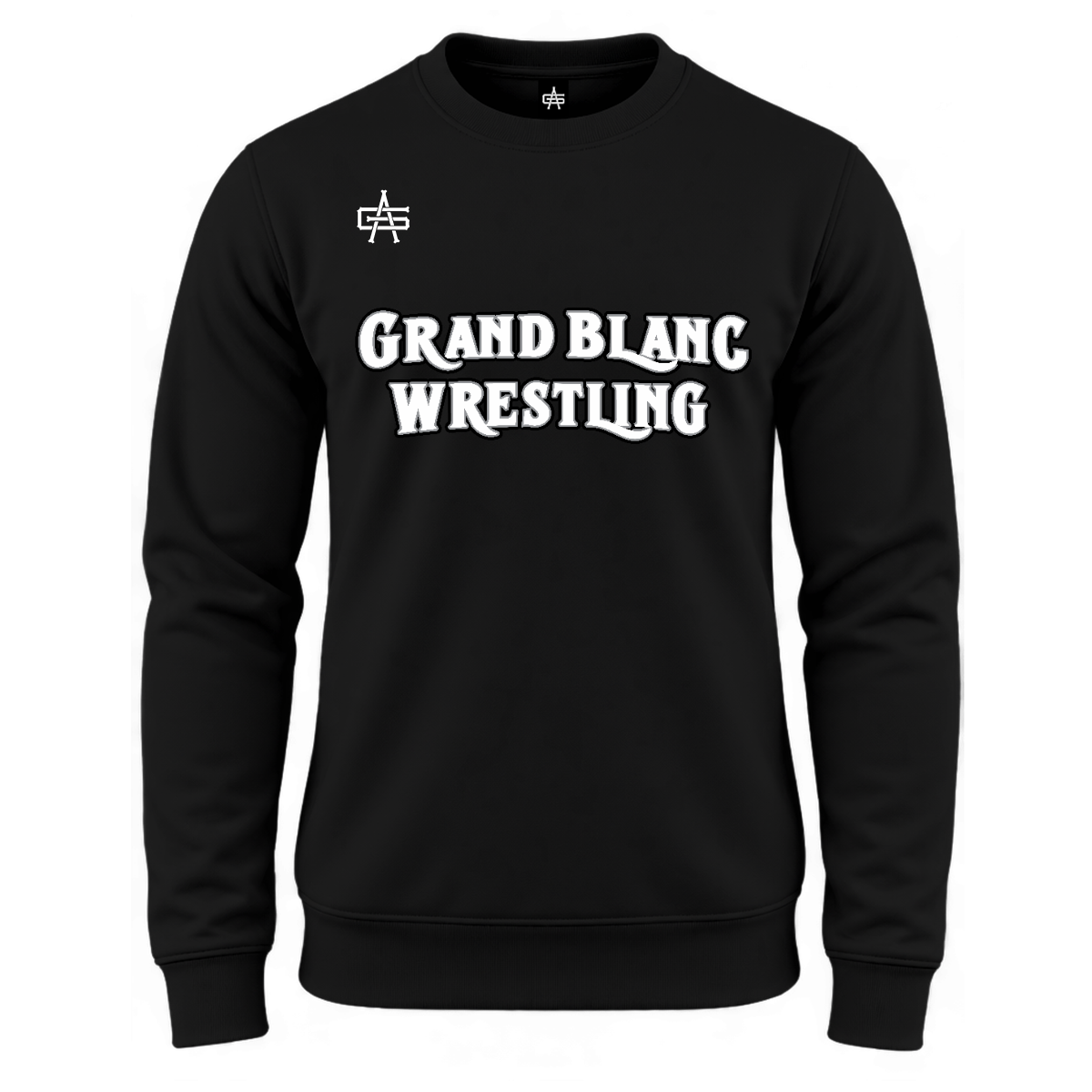 Grand Blanc Wrestling DTF Gutsy Maverick Essential Fleece Crew