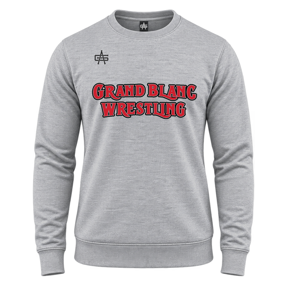 Grand Blanc Wrestling DTF Gutsy Maverick Essential Fleece Crew