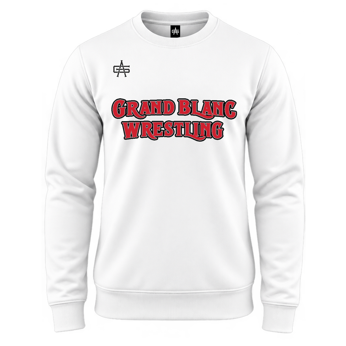 Grand Blanc Wrestling DTF Gutsy Maverick Essential Fleece Crew