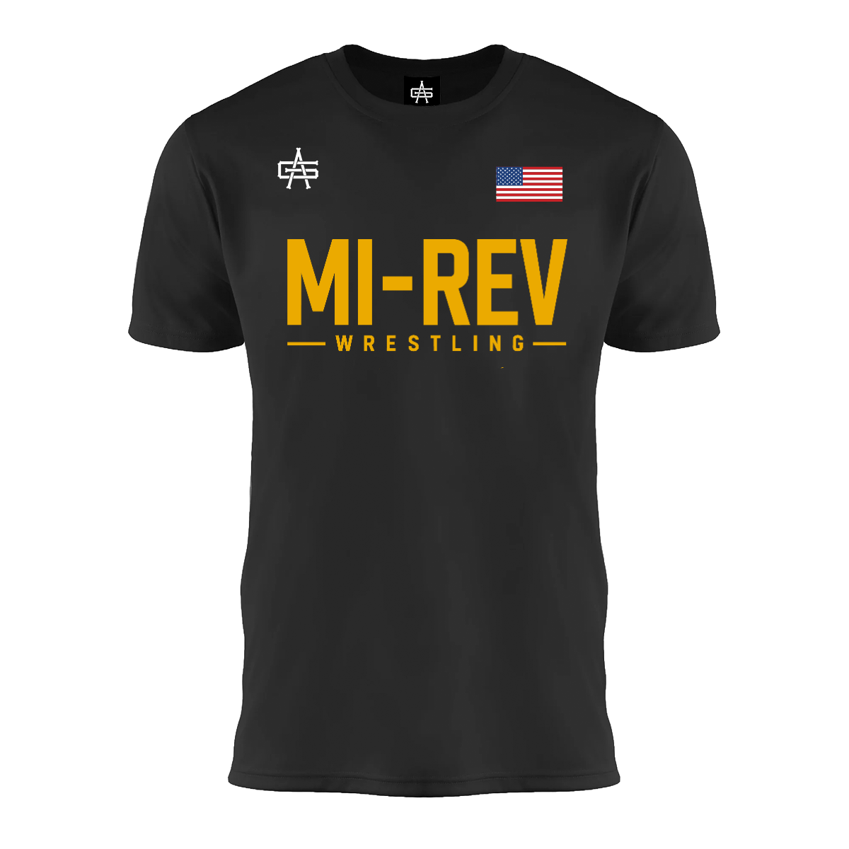 MI Rev Wrestling DTF Gutsy Maverick Dry-Fit Tee
