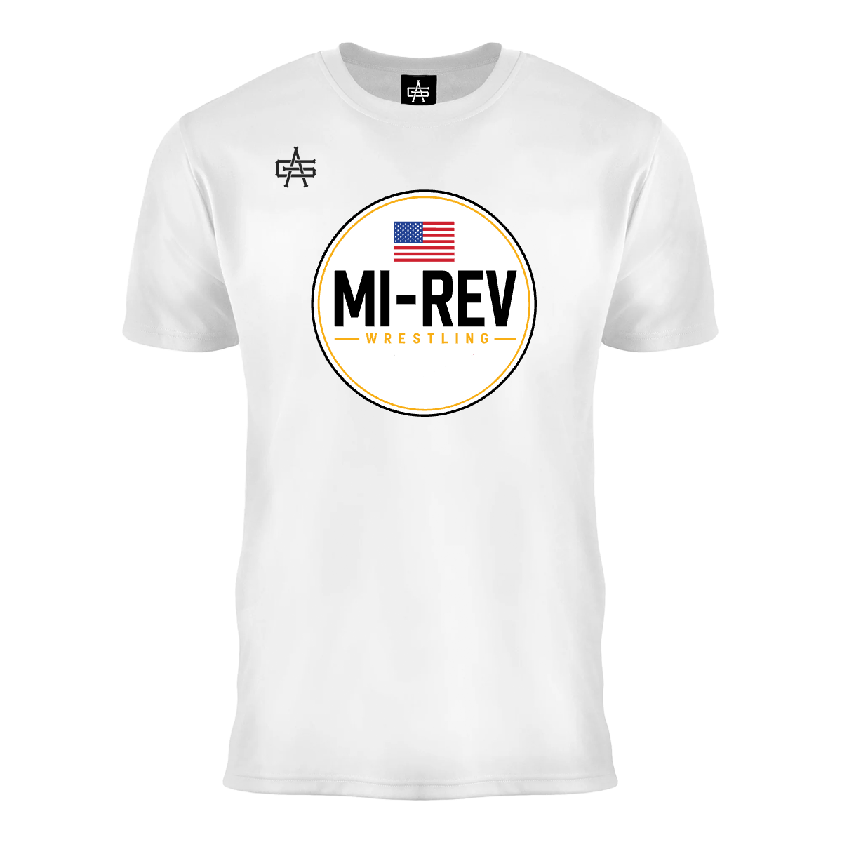 MI Rev Wrestling DTF Gutsy Maverick Dry-Fit Tee