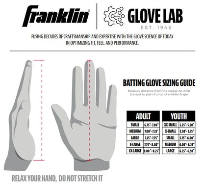 Franklin Powerstrap™ Chrome Batting Gloves
