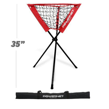 PowerNet Baseball Softball Portable Batting Practice Ball Caddy