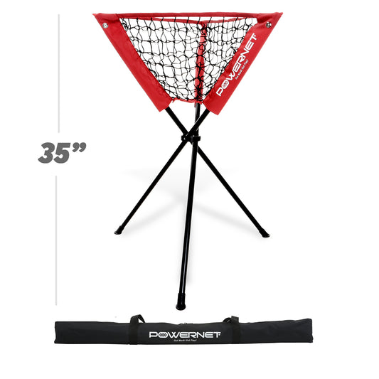 PowerNet Baseball Softball Portable Batting Practice Ball Caddy