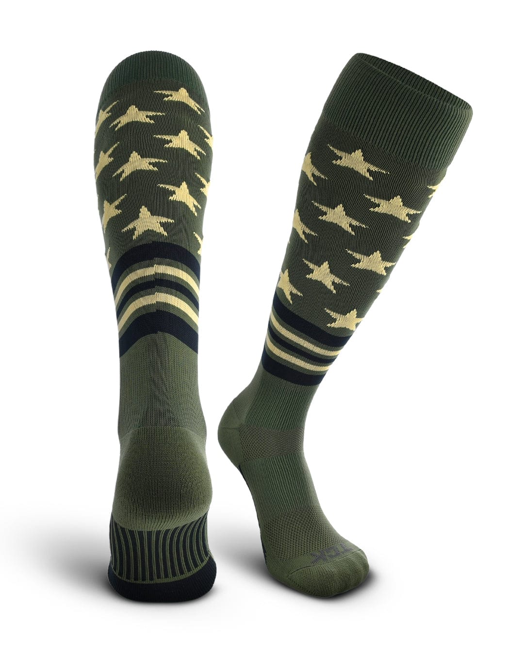 TCK Freedom Dugout USA Made Stars & Stripes OTC Socks