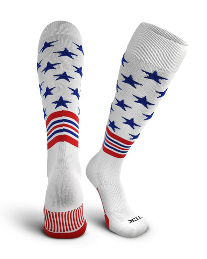 TCK Freedom Dugout USA Made Stars & Stripes OTC Socks